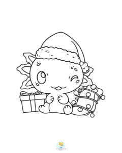 Axolotl During Christmas