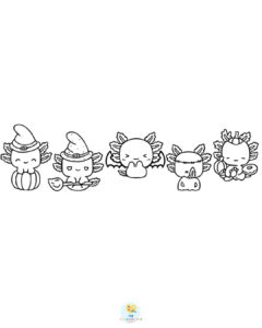 Axolotl in the month of October