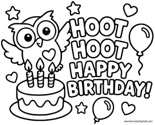 Birthday Party Coloring Pages Free Birthday Party Coloring Pages Free