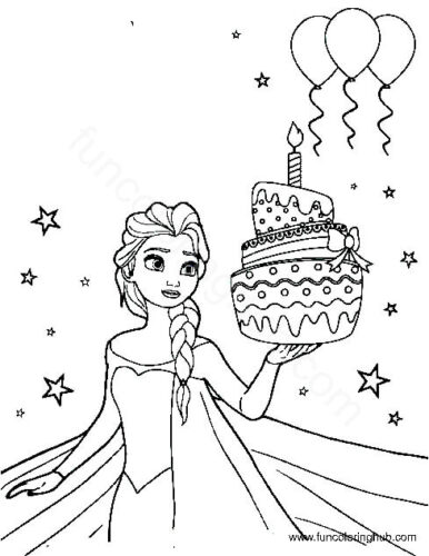 Frozen Happy Birthday Coloring Sheets Frozen Happy Birthday Coloring Sheets