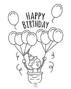 Happy birthday card template