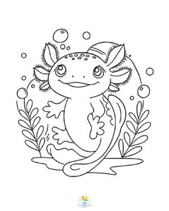 Smiling axolotl