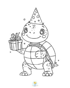 Tortoise has brought a birthday gift