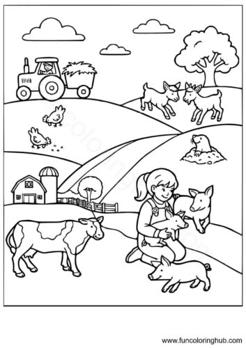 A Complete Farm Scene