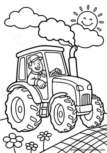 Farm Coloring Pictures To Print