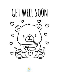 Free printable Get Well cards PDF