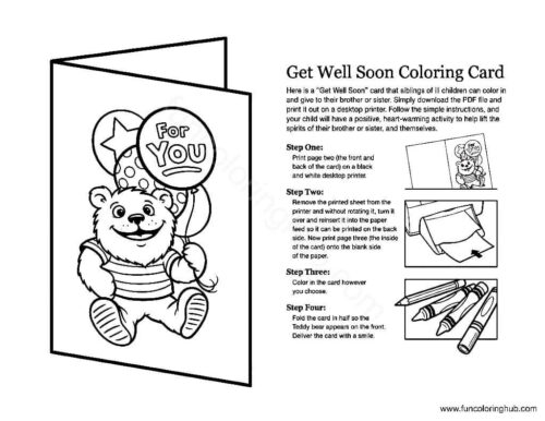 Get Well Soon Card Template
