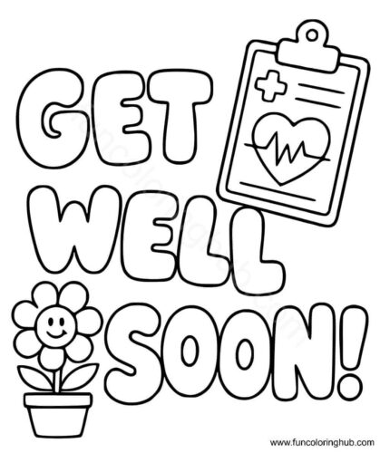 Get Well Soon Card Template Printable