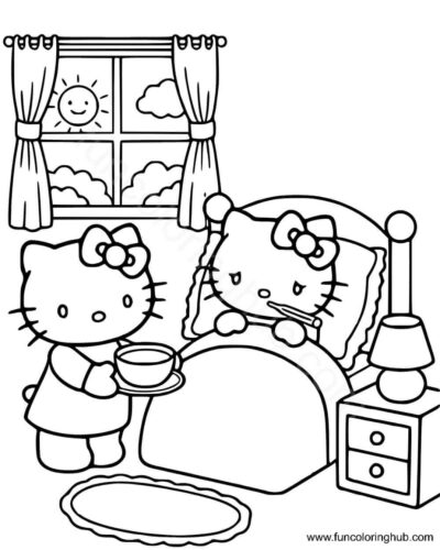 Get Well Soon Coloring Pages A4