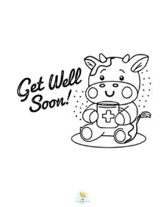 Get Well Soon coloring sheets