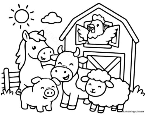 Happy Farm Animals