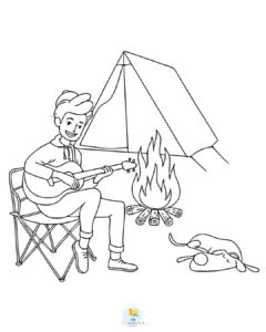 Jamming while camping