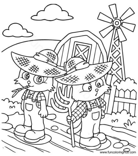 Kitties At Farm