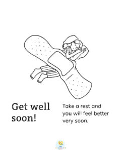 Take rest and get well soon