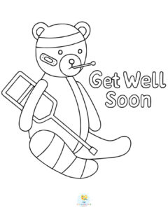 Wish teddy get well soon