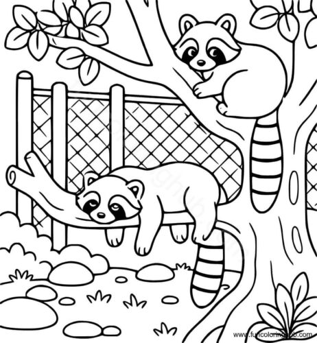 Zoo Animal Coloring Pages PDF