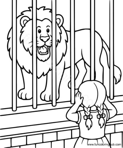 Zoo Coloring Pages PDF