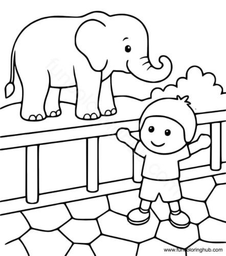 Zoo Coloring Pages To Print