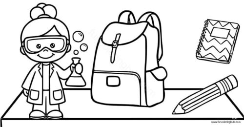 Back To School Coloring Page Back To School Coloring Page
