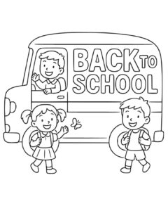 Back to School coloring pages preschool