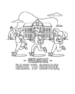 Back to school coloring pages teens