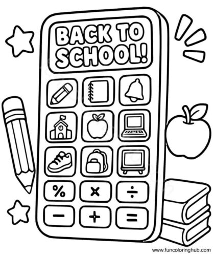 Free Printable Back To School Coloring Pages Free Printable Back To School Coloring Pages