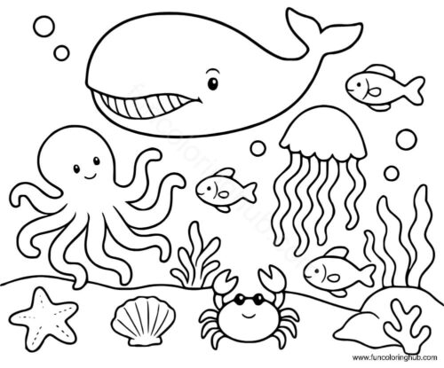 Free Printable Sea Creatures