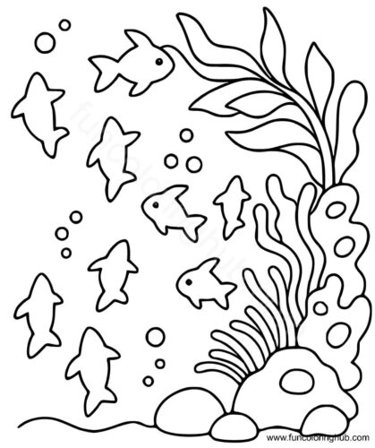 Sea Animals Coloring Pages