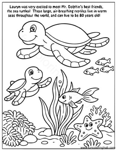 Under The Sea Coloring Printables