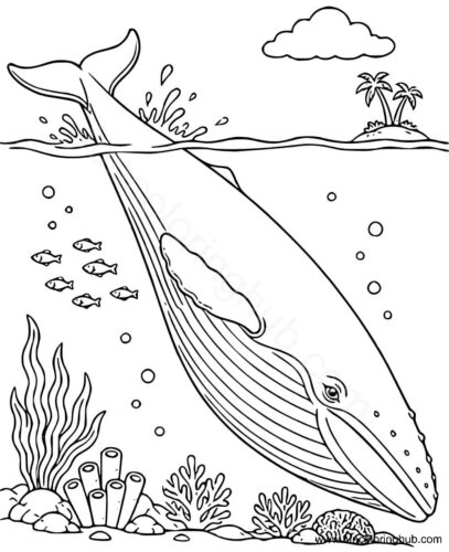Under The Sea Coloring Sheets To Print