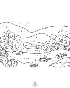 Under the sea coloring pages PDF