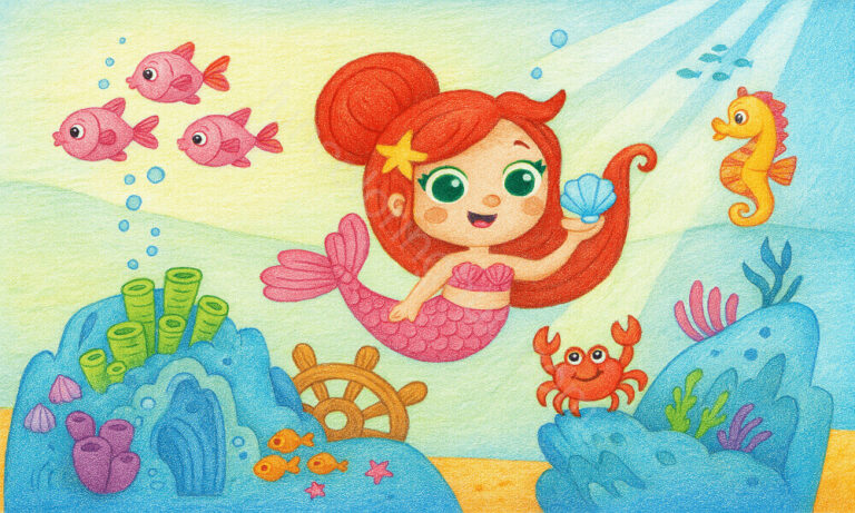 Under the sea coloring pages for kids