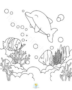 Under the sea coloring pages to print