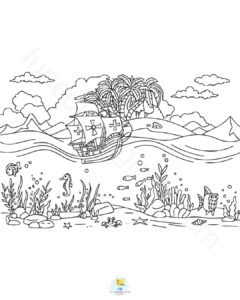 Under the sea coloring sheets printable
