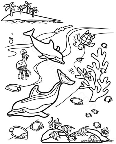 Underwater Coloring Pages