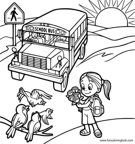 Welcome Back To School Coloring Pages Printable Welcome Back To School Coloring Pages Printable