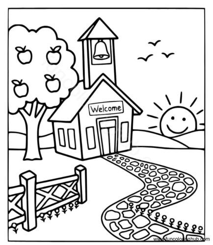 Welcome Back To School Coloring Sheets Welcome Back To School Coloring Sheets