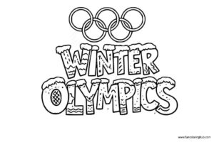 Winter Olympics doodle