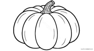 Pumpkin coloring page
