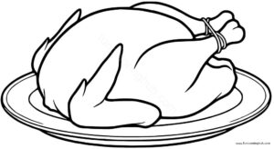 Roasted turkey for Thanksgiving