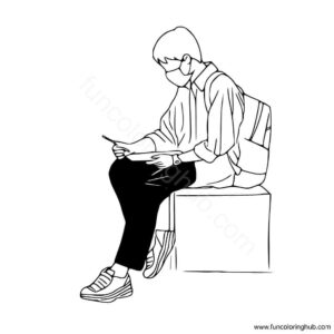 First day of school coloring images for kids First day of school coloring images for kids