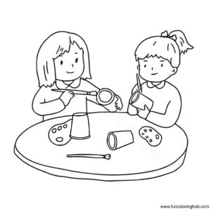 Kids in class Kids in at class