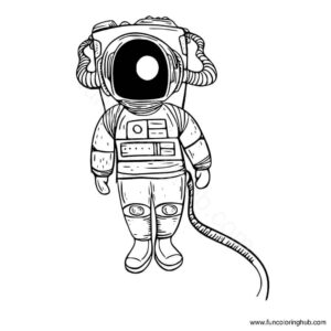 Astronaut coloring images