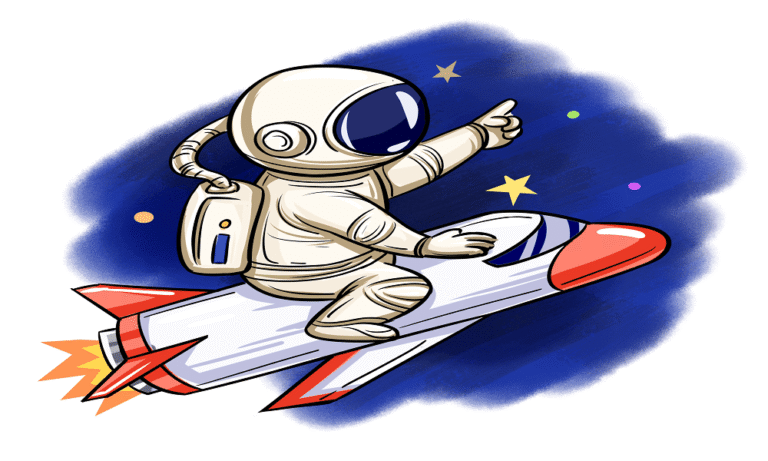 Astronaut coloring pages for kids