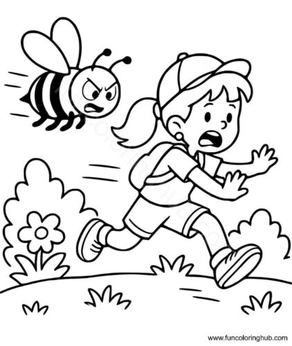 Camping Coloring Pictures To Print