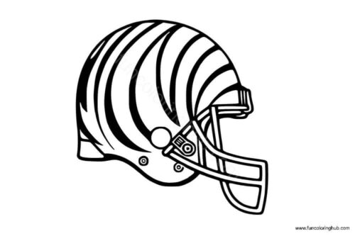 Cincinnati Bengals 1990 coloring page'