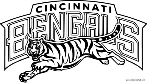 Cincinnati Bengals NFL coloring page