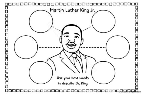 Free Martin Luther King Jr Activity Sheet