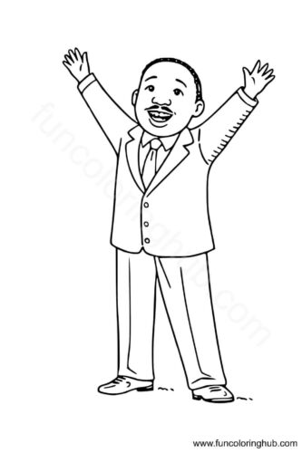 Free Martin Luther King Jr Coloring Pages