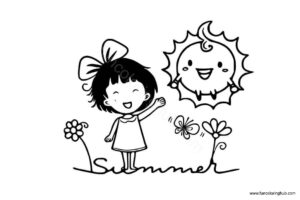 Little girl enjoying herself in the sun Little girl enjoying herself in the sun